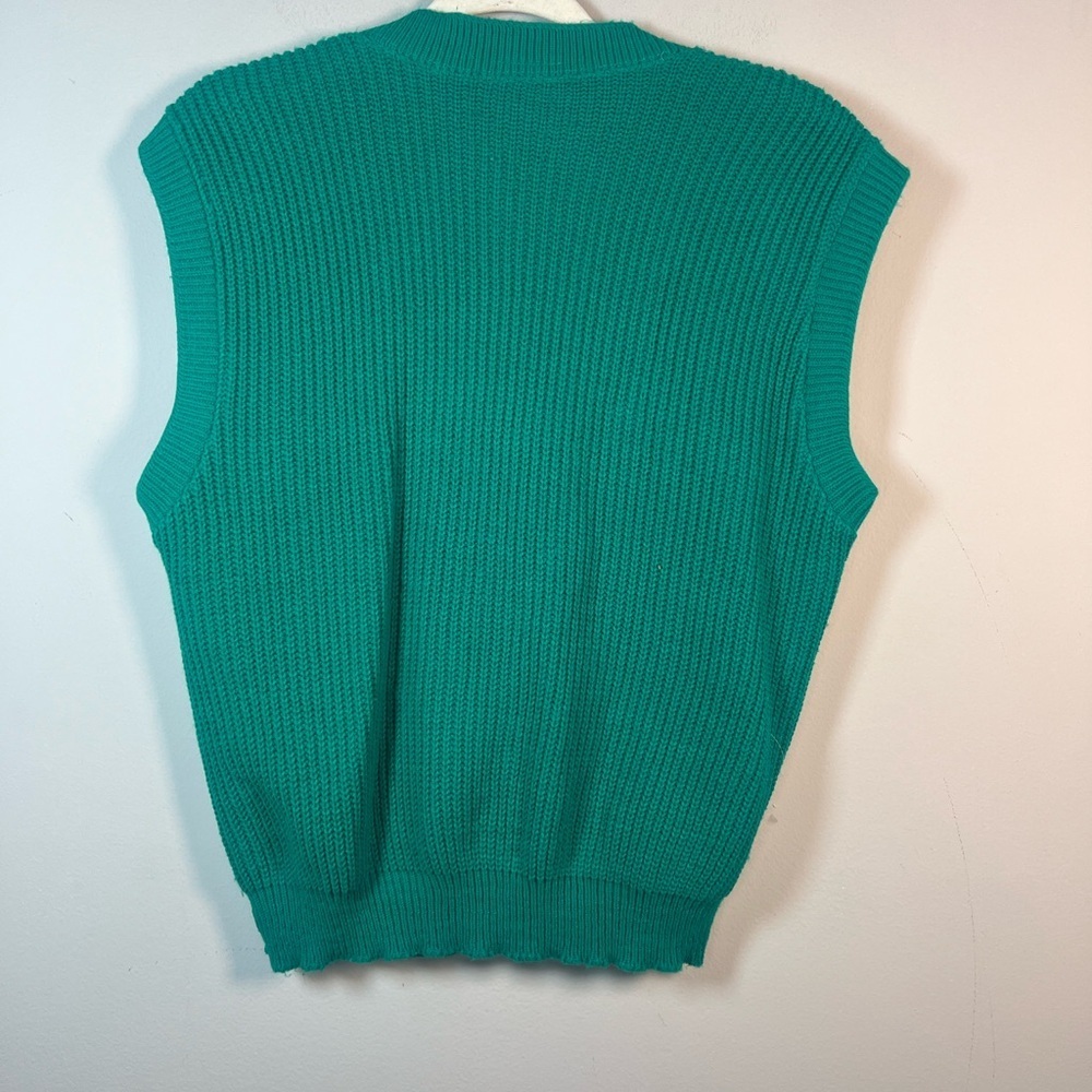 Basic Ingredients Bright Green Button Front Sweat… - image 6
